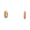 Ruby Huggies In 18K Yellow Gold - Image 3