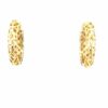 Champagne diamond hoops - Image 3
