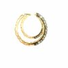 Champagne diamond hoops - Image 2