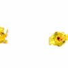 Square cut Blue Topaz studs - Image 4