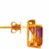 Ametrine and Diamond Studs - Image 3